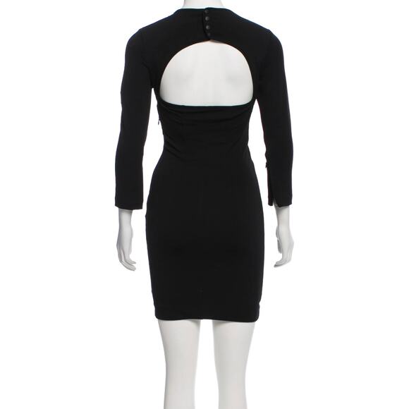 Rag & Bone Open Back 3/4 Sleeve Bodycon Mini Party Dress, Size XS (MSRP $395) - Picture 7 of 7